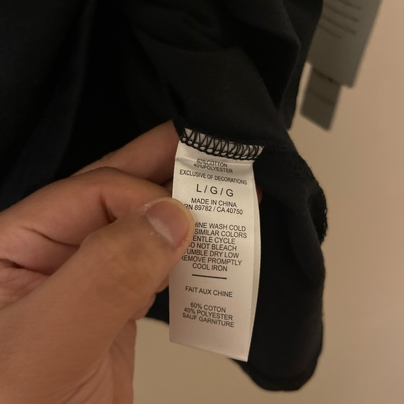 Natori 24/7 Loungewear Shirt Black LG - Picture 3 of 4